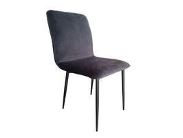 Dining Chair - Luca - Dark Grey Velet