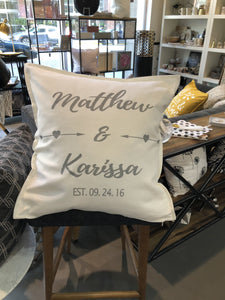 Paint Bar - Pillow  - 20 x 20 Cotton Fabric - Various saying or Custom