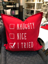 Load image into Gallery viewer, AT Home DIY  Pillow Kit  - 20 x 20 Cotton Fabric - Various saying or Custom