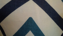 Load image into Gallery viewer, Pillow - Blue Geometric