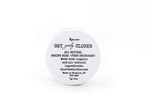 K Pure Natural Deodorant- Get Gently Closer