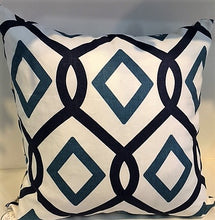 Load image into Gallery viewer, Pillow - Blue Geometric