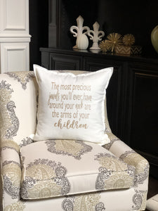 Paint Bar - Pillow  - 20 x 20 Cotton Fabric - Various saying or Custom